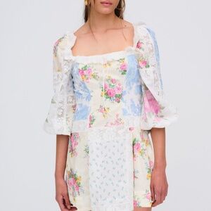 For Love & Lemons Evelina Mini Dress Size XSXS / Pink